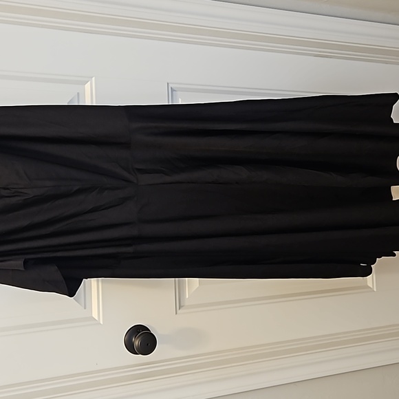 *NWT* Cynthia & Sahar Pleated Wrap Ruffled Asymmetrical Satin Dress - Picture 12 of 16